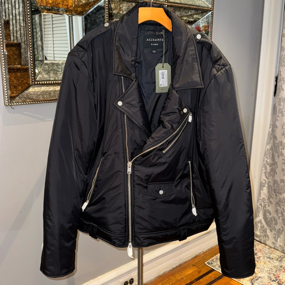 All Saints Miller biker jacket size XL